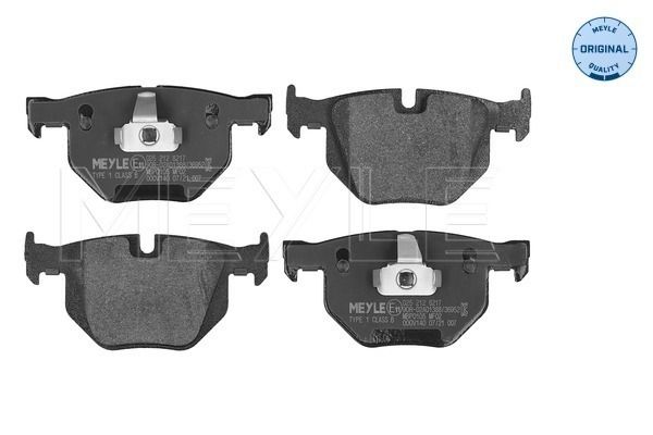 Brake Pad Set, disc brake MEYLE 025 212 8217