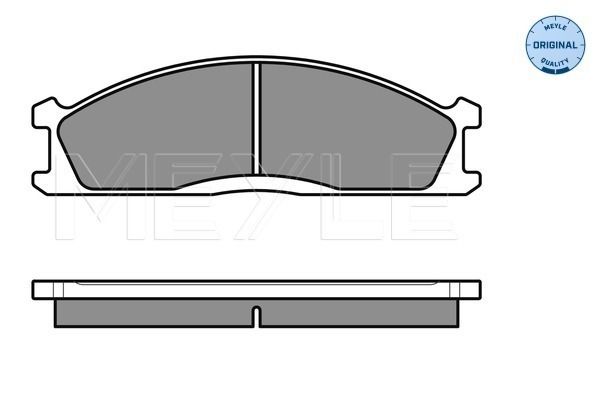 Brake Pad Set, disc brake MEYLE 025 213 4717