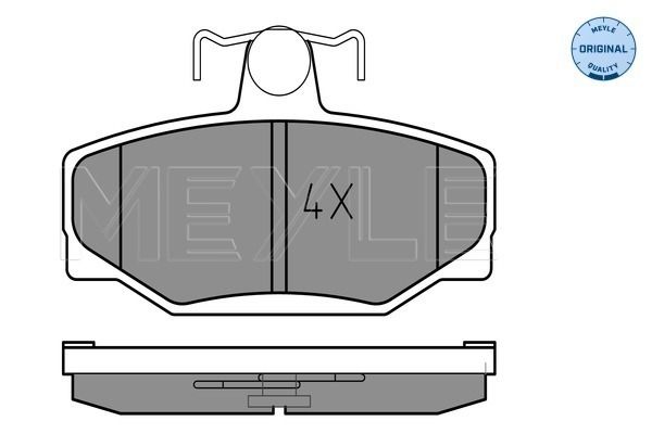 Brake Pad Set, disc brake MEYLE 025 213 8513