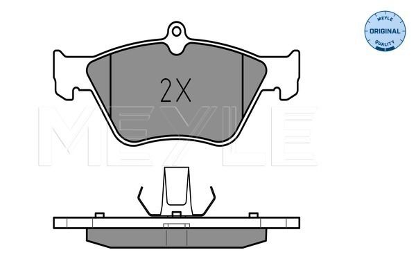 Brake Pad Set, disc brake MEYLE 025 214 1117