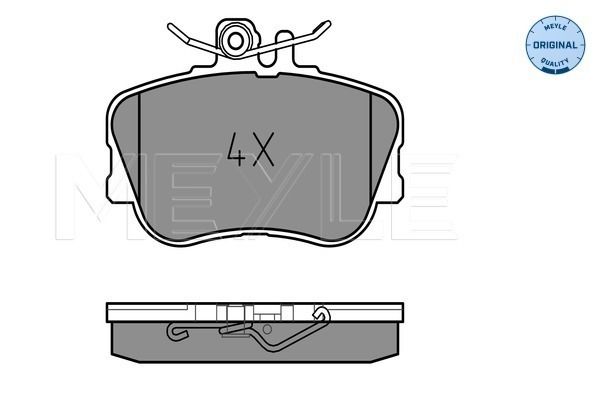 Brake Pad Set, disc brake MEYLE 025 214 3920