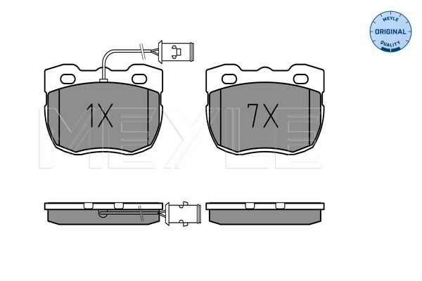 Brake Pad Set, disc brake MEYLE 025 214 5918/W