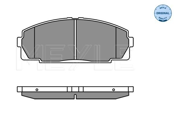 Brake Pad Set, disc brake MEYLE 025 214 6815