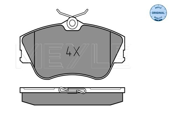 Brake Pad Set, disc brake MEYLE 025 214 7919