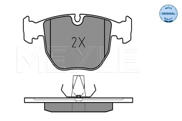 Brake Pad Set, disc brake MEYLE 025 214 8619