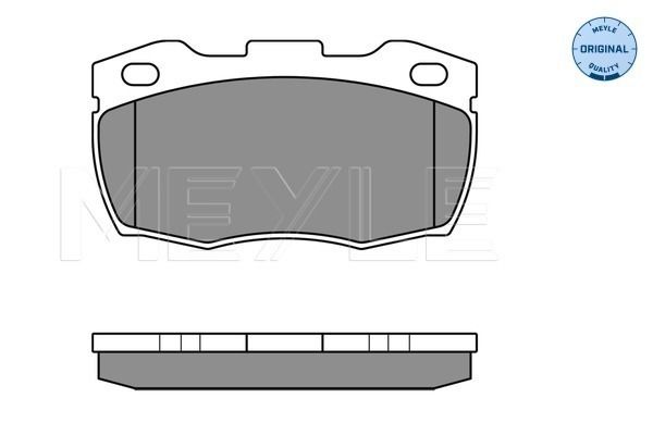 Brake Pad Set, disc brake MEYLE 025 215 1918