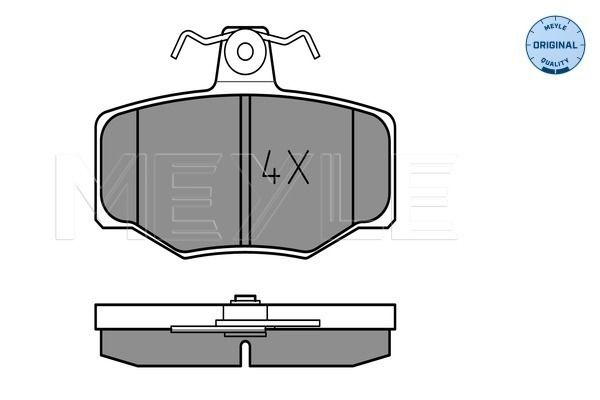 Brake Pad Set, disc brake MEYLE 025 215 4515