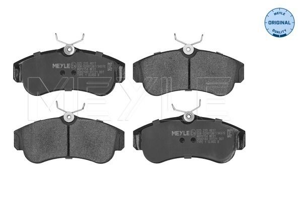 Brake Pad Set, disc brake MEYLE 025 215 4617