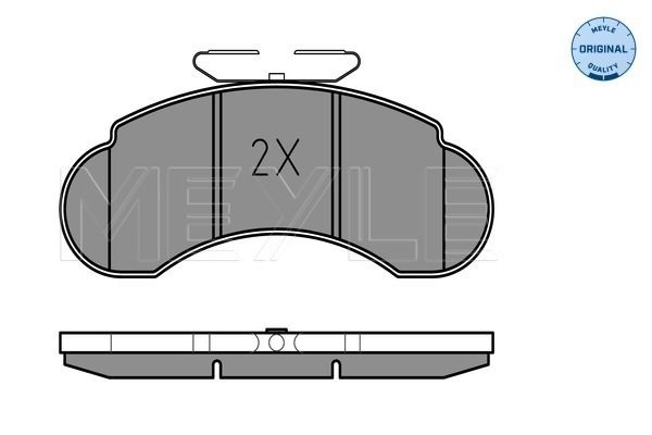 Brake Pad Set, disc brake MEYLE 025 215 7314