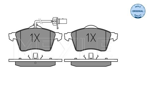 Brake Pad Set, disc brake MEYLE 025 218 8519/W