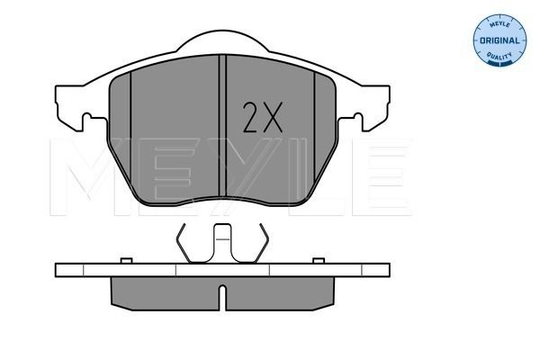 Brake Pad Set, disc brake MEYLE 025 219 1119