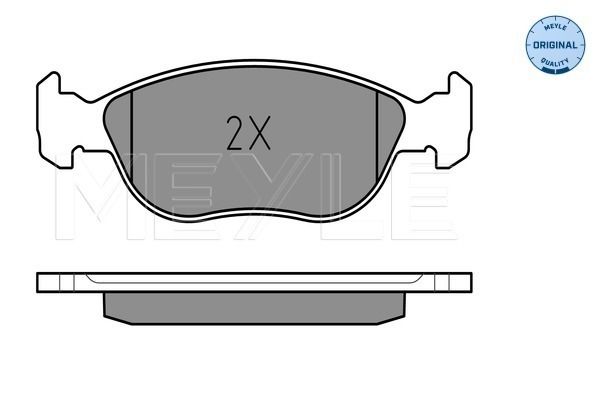 Brake Pad Set, disc brake MEYLE 025 219 2717/W