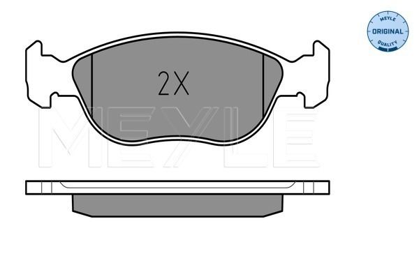 Brake Pad Set, disc brake MEYLE 025 219 2818