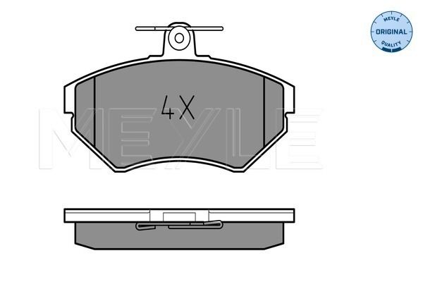 Brake Pad Set, disc brake MEYLE 025 219 4519