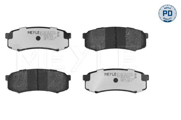 Brake Pad Set, disc brake MEYLE 025 219 4715/PD