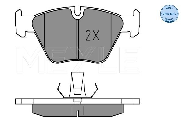 Brake Pad Set, disc brake MEYLE 025 219 9020