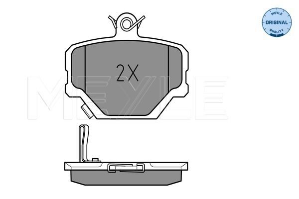 Brake Pad Set, disc brake MEYLE 025 219 9915