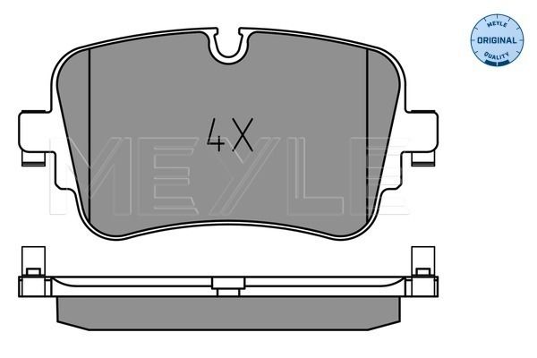 Brake Pad Set, disc brake MEYLE 025 223 0717