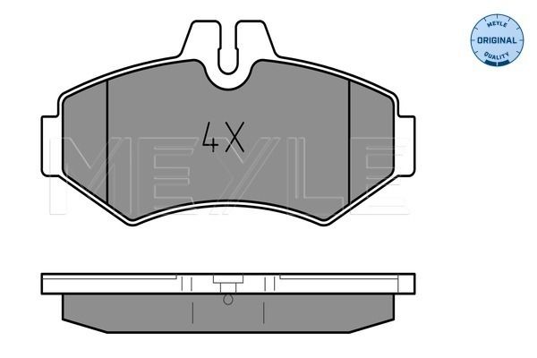 Brake Pad Set, disc brake MEYLE 025 230 2118