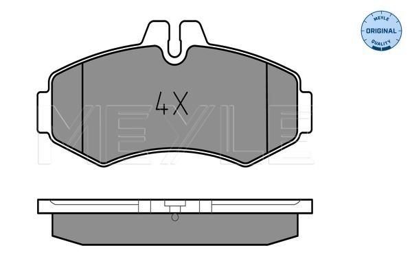 Brake Pad Set, disc brake MEYLE 025 230 2220