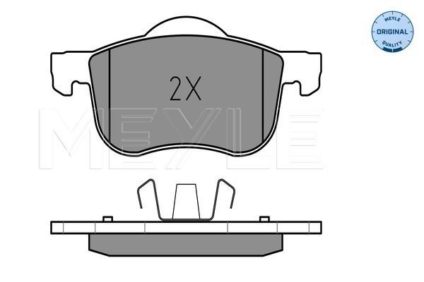 Brake Pad Set, disc brake MEYLE 025 230 7318