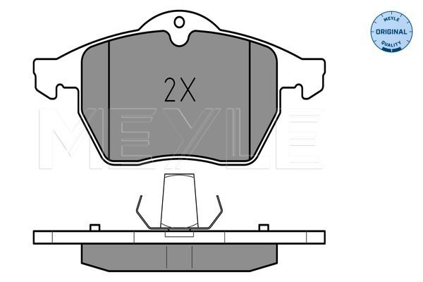 Brake Pad Set, disc brake MEYLE 025 231 1619/W