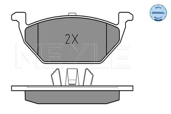 Brake Pad Set, disc brake MEYLE 025 231 3019/A