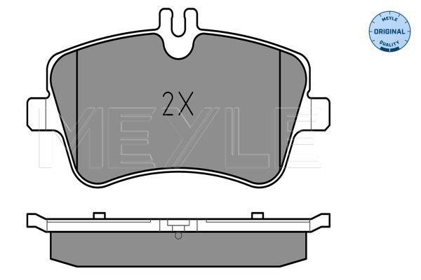 Brake Pad Set, disc brake MEYLE 025 231 4419