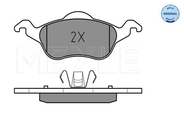 Brake Pad Set, disc brake MEYLE 025 231 5419