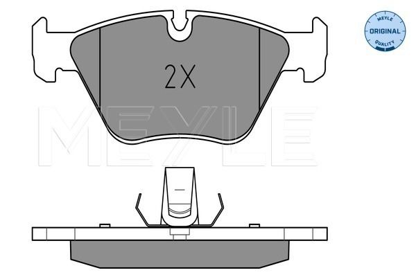 Brake Pad Set, disc brake MEYLE 025 231 8320