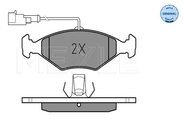 Brake Pad Set, disc brake MEYLE 025 232 2018/W