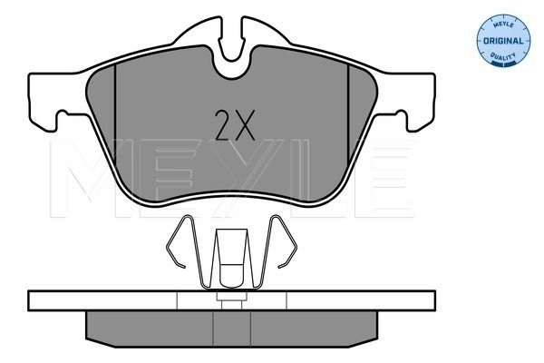 Brake Pad Set, disc brake MEYLE 025 232 8118