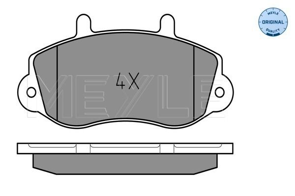 Brake Pad Set, disc brake MEYLE 025 233 0218