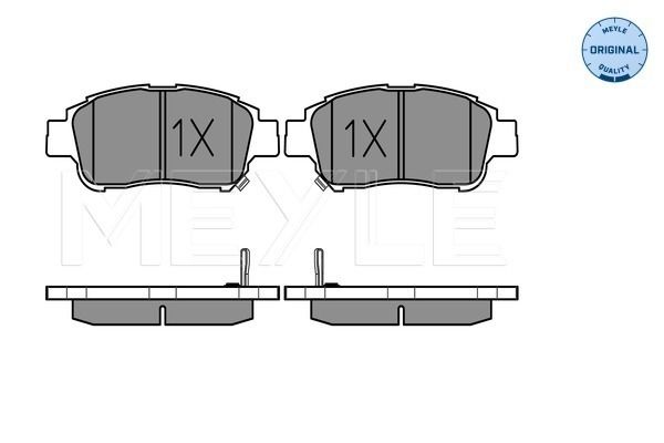 Brake Pad Set, disc brake MEYLE 025 233 4816/W