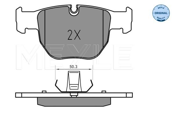 Brake Pad Set, disc brake MEYLE 025 233 9719