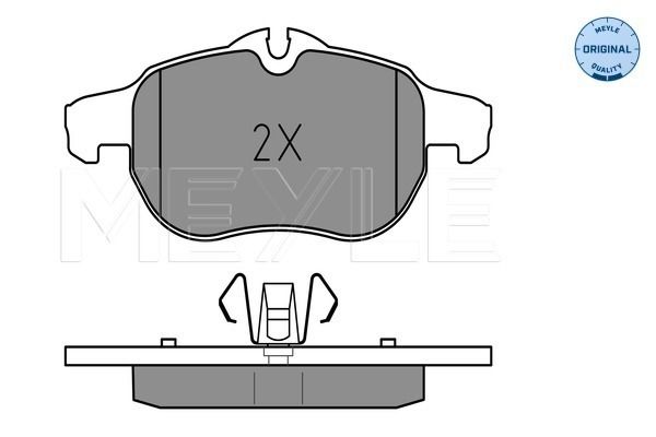 Brake Pad Set, disc brake MEYLE 025 234 0220