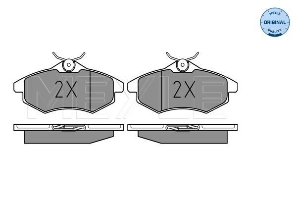 Brake Pad Set, disc brake MEYLE 025 234 0719