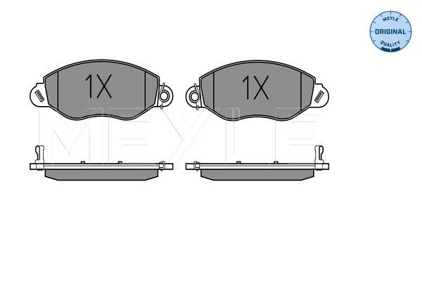 Brake Pad Set, disc brake MEYLE 025 234 3418/W