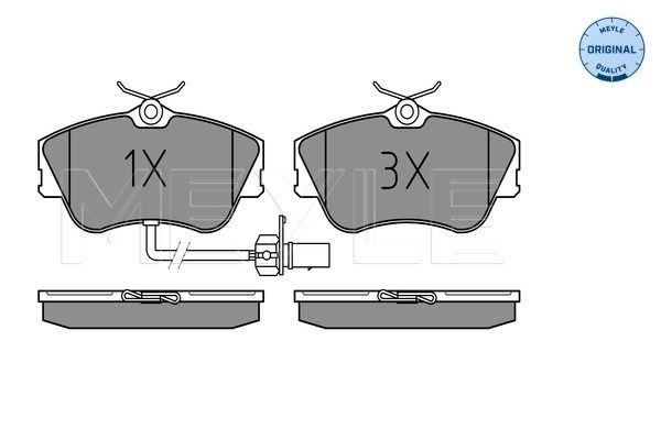 Brake Pad Set, disc brake MEYLE 025 234 4519/W