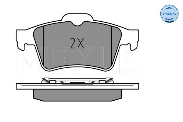 Brake Pad Set, disc brake MEYLE 025 234 8216