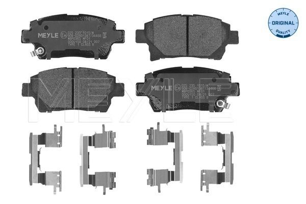 Brake Pad Set, disc brake MEYLE 025 235 1015/W