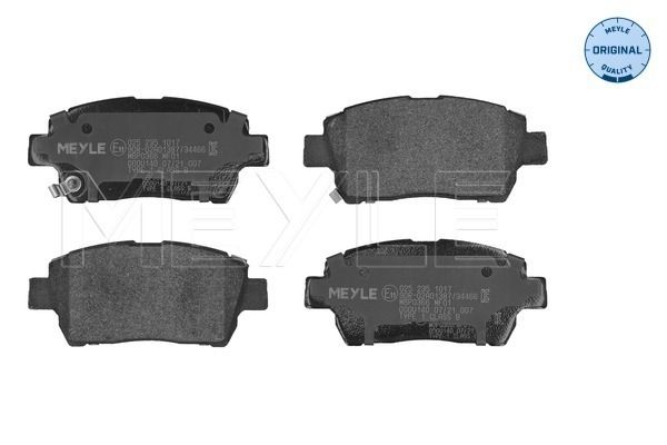 Brake Pad Set, disc brake MEYLE 025 235 1017