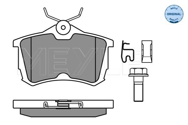 Brake Pad Set, disc brake MEYLE 025 235 2714/W