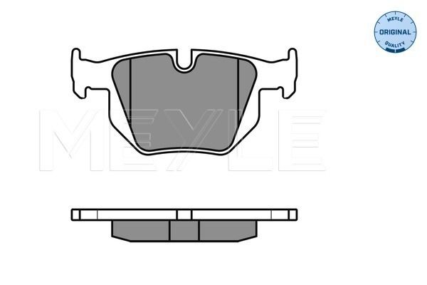 Brake Pad Set, disc brake MEYLE 025 235 5017