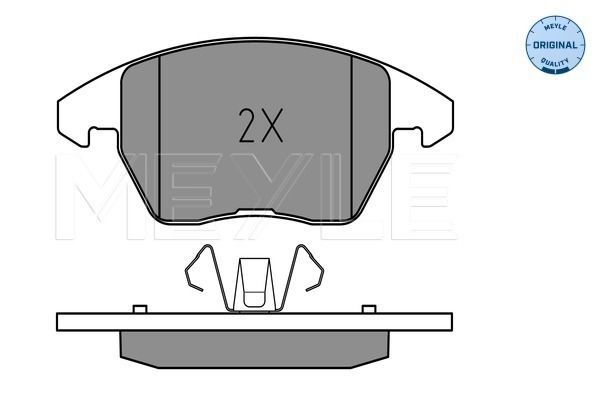 Brake Pad Set, disc brake MEYLE 025 235 8919