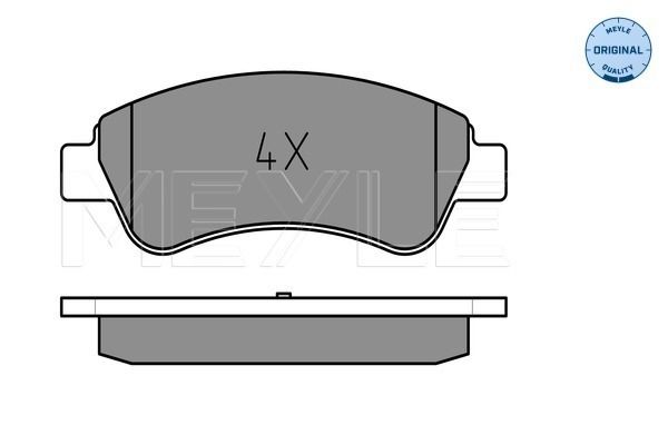 Brake Pad Set, disc brake MEYLE 025 235 9919