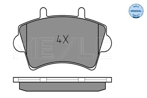 Brake Pad Set, disc brake MEYLE 025 236 1318