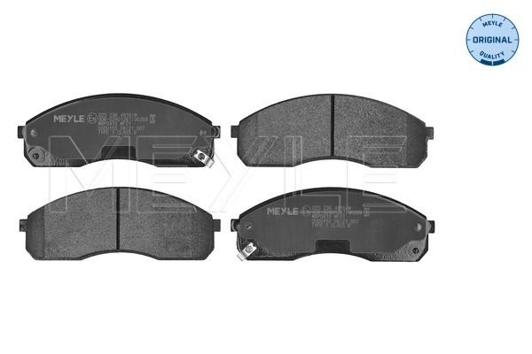 Brake Pad Set, disc brake MEYLE 025 236 4916/W