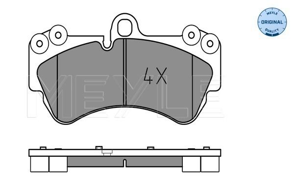 Brake Pad Set, disc brake MEYLE 025 236 9217