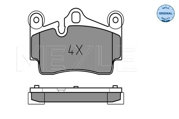 Brake Pad Set, disc brake MEYLE 025 236 9417